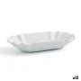 Bandeja de Aperitivos Quid Gastro Fun Blanco Cerámica 20,5 x 11 x 3,5 cm (12 Unidades) (Pack 12x) de Quid, Platos y fuentes -...