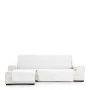 Housse pour chaise longue accoudoir long gauche Eysa SILVER Blanc 100 x 110 x 290 cm de Eysa, Housses de canapé - Réf : D1605...