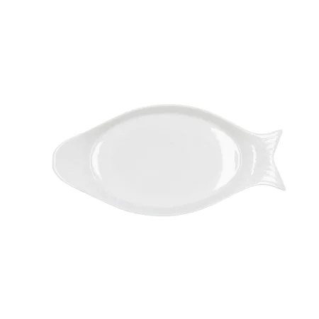 Serving Platter Quid Gastro Ceramic White (32.5 x 15,5 x 2,5 cm) (Pack 6x) by Quid, Plates and dishes - Ref: S2704610, Price:...