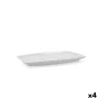 Serving Platter Quid Gastro Ceramic White (30,5 x 19,5 x 2,5 cm) (Pack 4x) by Quid, Plates and dishes - Ref: S2704611, Price:...