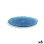 Plato Llano Quid Mar de Viento Azul Vidrio (Ø 28 cm) (Pack 6x) de Quid, Platos y fuentes - Ref: S2704621, Precio: 51,43 €, De...