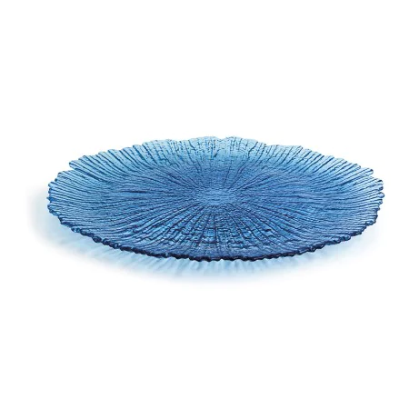 Assiette plate Quid Mar de Viento Bleu verre (Ø 32 cm) (Pack 6x) de Quid, Plats et plateaux - Réf : S2704622, Prix : 56,53 €,...