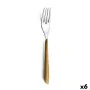 Fork Amefa Eclat Metal Bicoloured (Pack 6x) by Amefa, Forks - Ref: S2704666, Price: 13,29 €, Discount: %