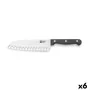 Couteau Santoku Richardson Sheffield Artisan Noir Métal (17,5 cm) (Pack 6x) de Richardson Sheffield, Couteaux japonais - Réf ...