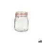 Glass Jar Quid New Canette Transparent Glass (1L) (Pack 6x) by Quid, Stands and dispensers - Ref: S2704907, Price: 19,54 €, D...