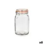 Glass Jar Quid New Canette Transparent Glass (1,5L) (Pack 6x) by Quid, Stands and dispensers - Ref: S2704908, Price: 21,72 €,...