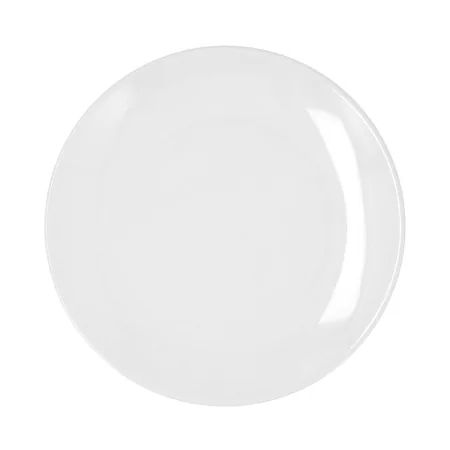 Flat plate Bidasoa Glacial Coupe Ceramic White (27 cm) (Pack 4x) by Bidasoa, Plates and dishes - Ref: S2704947, Price: 12,71 ...