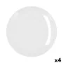 Flat plate Bidasoa Glacial Coupe Ceramic White (27 cm) (Pack 4x) by Bidasoa, Plates and dishes - Ref: S2704947, Price: 12,71 ...