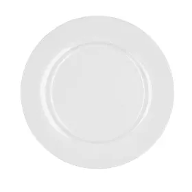 Flat plate Bidasoa Glacial Ceramic White (27 cm) (Pack 4x) by Bidasoa, Plates and dishes - Ref: S2704954, Price: 14,07 €, Dis...