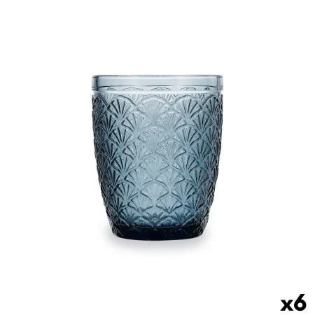 Glass Bidasoa Blue Moon Blue Glass 240 ml (6 Units) by Bidasoa, Tumblers - Ref: S2704965, Price: 15,20 €, Discount: %