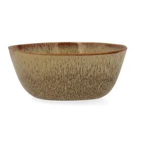 Salad Bowl Bidasoa Ikonic 20 x 19,5 x 8,5 cm Ceramic Brown 3 Pieces (Pack 3x) by Bidasoa, Bowls and large cups - Ref: S270504...