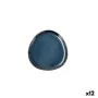 Flat plate Bidasoa Ikonic Ceramic Blue (11 x 11 x 11 cm) (Pack 12x) by Bidasoa, Plates and dishes - Ref: S2705051, Price: 25,...