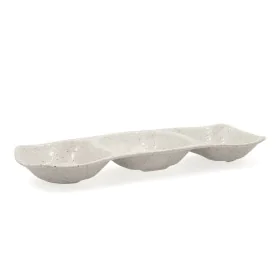 Vassoio per aperitivi Bidasoa Ikonic Grigio Plastica Melammina 28,6 x 10,9 x 3,1 cm (12 Unità) (Pack 12x) di Bidasoa, Piatti ...