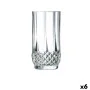 Glass Cristal d’Arques Paris Longchamp Transparent Glass (28 cl) (Pack 6x) by Cristal d’Arques Paris, Highball Glasses - Ref:...