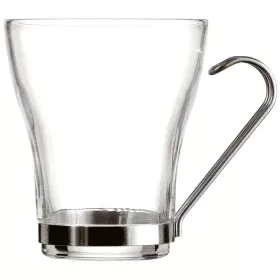 Set di Tazze da Caffè Quid Supreme Trasparente Vetro Acciaio 250 ml 3 Pezzi di Quid, Tazze - Rif: S2705211, Prezzo: 3,97 €, S...