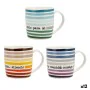 Mug Quid 4u Multicolour Ceramic 330 ml (12 Units) (Pack 12x) by Quid, Cups - Ref: S2705251, Price: 32,23 €, Discount: %