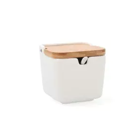 Sugar Bowl Quid Arizona Ceramic White 10 x 10 x 11 cm by Quid, Sugar and milk - Ref: S2705359, Price: 8,77 €, Discount: %