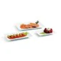 Plato Quid Gastro Fun Pequeño Blanco Cerámica 16,5 x 9,5 x 2 cm (6 Unidades) (Pack 6x) de Quid, Platos y fuentes - Ref: S2705...