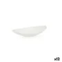 Assiette creuse Quid Select Oblongue Blanc Plastique 18 x 10,5 x 3 cm (12 Unités) de Quid, Plats et plateaux - Réf : S2705567...