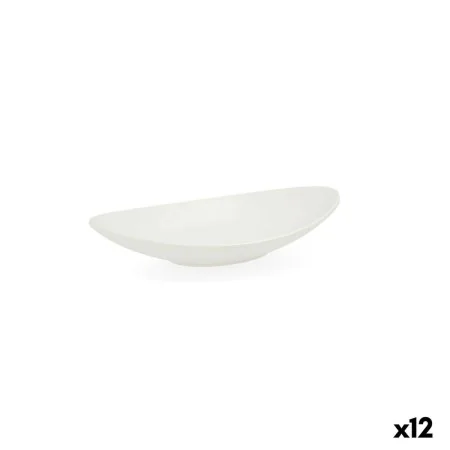 Deep Plate Quid Select Oval White Plastic 18 x 10,5 x 3 cm (12 Units) by Quid, Plates and dishes - Ref: S2705567, Price: 29,2...