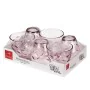 Conjunto de Copos Bormioli Rocco Flora 6 Unidades Cor de Rosa Vidro 260 ml de Bormioli Rocco, Copos de água e uísque - Ref: S...