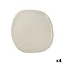 Assiette plate Bidasoa Ikonic Céramique Blanc (26,5 x 25,7 x 1,5 cm) (Pack 4x) de Bidasoa, Plats et plateaux - Réf : S2706101...