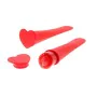 Silicone Ice-cream Mould with Cover Koala Eco Friendly 2 Units Red Plastic 19 x 6 x 6 cm by Koala, Ice Lolly & Ice Cream Moul...