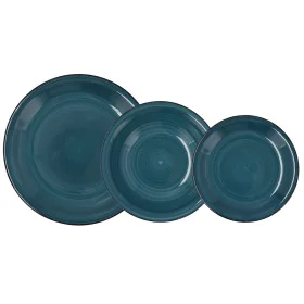 Set di Stoviglie Quid Zafiro Vita 18 Pezzi Azzurro Ceramica di Quid, Servizi combinati - Rif: S2706326, Prezzo: 53,48 €, Scon...