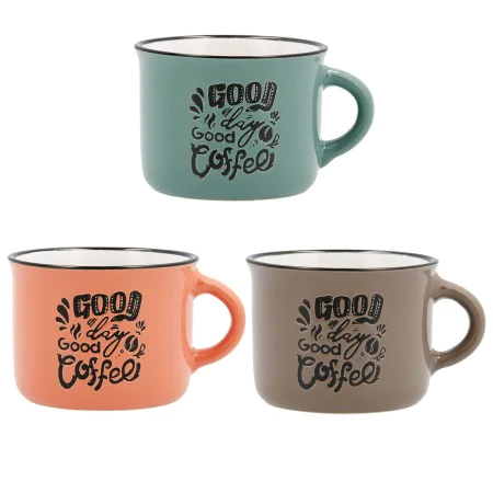 Set of Mugs Quid Frappe Deco Ceramic 80 ml Multicolour by Quid, Cups - Ref: S2706338, Price: 11,17 €, Discount: %