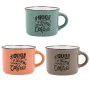 Set of Mugs Quid Frappe Deco Ceramic 80 ml Multicolour by Quid, Cups - Ref: S2706338, Price: 11,17 €, Discount: %