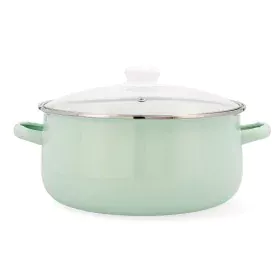 Casserole avec Couvercle en Verre Quid Cocco Acier émaillé 26 cm de Quid, Faitouts - Réf : S2706481, Prix : 15,23 €, Remise : %