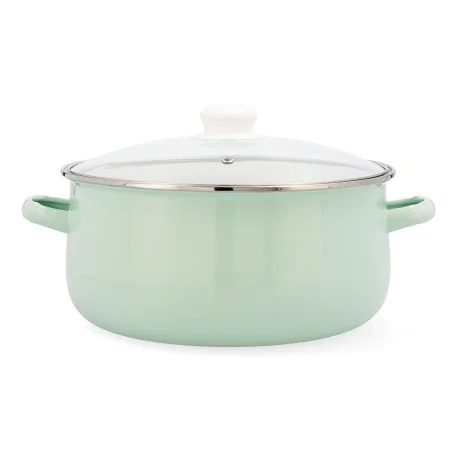 Casserole with glass lid Quid Cocco Enamelled Steel 26 cm by Quid, Casserole pans - Ref: S2706481, Price: 15,23 €, Discount: %