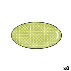 Tablett für Snacks Quid Pippa Oval aus Keramik Bunt (21 cm) (8 Stück) von Quid, Teller und Schüsseln - Ref: S2706498, Preis: ...