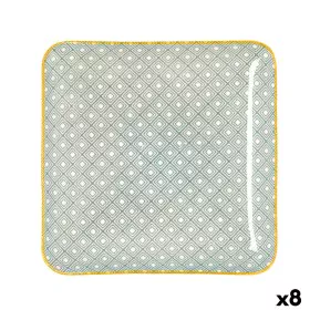 Vassoio per aperitivi Quid Pippa Quadrato Ceramica Multicolore (21 x 21 cm) (8 Unità) di Quid, Piatti e teglie - Rif: S270650...