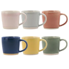 Mug Bidasoa Artesano Multicolour Ceramic 330 ml (6 Units) (Pack 6x) by Bidasoa, Cups - Ref: S2706512, Price: 18,74 €, Discoun...