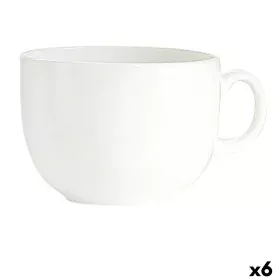 Taza Luminarc Blanc Grande Blanco Vidrio (720 ml) (6 Unidades) de Luminarc, Tazas - Ref: S2706631, Precio: 42,12 €, Descuento: %