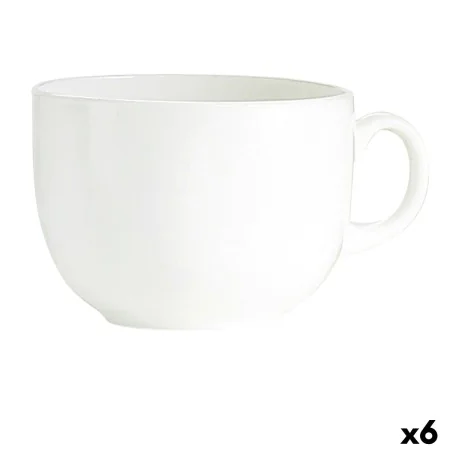 Cup Luminarc Blanc Large White Glass (720 ml) (6 Units) by Luminarc, Cups - Ref: S2706631, Price: 42,12 €, Discount: %