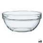 Salad Bowl Luminarc Transparent Glass (23 x 11 cm) (6 Units) by Luminarc, Bowls and large cups - Ref: S2706642, Price: 30,49 ...