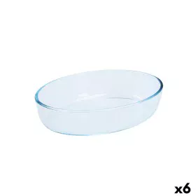 Fuente para Horno Pyrex Classic Vidrio Transparente Vidrio Ovalada 26 x 18 x 7 cm (6 Unidades) de Pyrex, Bandejas para horno ...