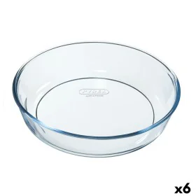 Molde para Tartas Pyrex Classic Vidrio Transparente Vidrio Redondo 26 x 26 x 6 cm 6 Unidades de Pyrex, Moldes para quiche y t...