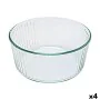 Moule pour four Pyrex Classic Soufflé 21 x 21 x 10 cm Transparent verre (4 Unités) de Pyrex, Ramequins et moules à soufflés -...