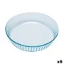 Molde para Horno Pyrex Classic Redondo Transparente 27 x 27 x 6 cm (6 Unidades) de Pyrex, Moldes para quiche y tarta - Ref: S...