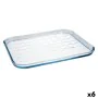 Moule rectangulaire Pyrex Classic Vidrio Transparent verre 33 x 27 x 2 cm Plat (6 Unités) de Pyrex, Moules pour gâteaux et bi...