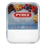 Molde Rectangular Pyrex Classic Vidrio Transparente Vidrio 33 x 27 x 2 cm Plano (6 Unidades) de Pyrex, Moldes para tartas y b...