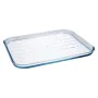 Molde Rectangular Pyrex Classic Vidrio Transparente Vidrio 33 x 27 x 2 cm Plano (6 Unidades) de Pyrex, Moldes para tartas y b...