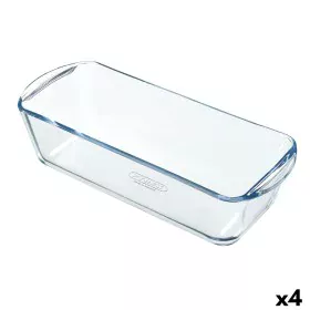 Moule pour four Pyrex Classic Vidrio Rectangulaire Transparent 32 x 12 x 8 cm (4 Unités) de Pyrex, Moules à pain - Réf : S270...