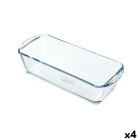 Molde para o Forno Pyrex Classic Vidrio Retangular Transparente Vidro 28 x 11 x 8 cm (4 Unidades) de Pyrex, Formas para pão e...