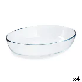 Travessa para o Forno Pyrex Classic Vidrio Transparente Vidro Ovalada 30 x 21 x 7 cm (4 Unidades) de Pyrex, Tabuleiros de for...