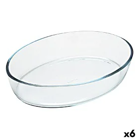 Pirofila da Forno Pyrex Classic Vidrio Trasparente Vetro Ovalada 35 x 24 x 7 cm (6 Unità) di Pyrex, Rostiere - Rif: S2706696,...