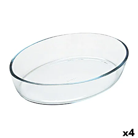 Plat de Four Pyrex Classic Vidrio Transparent verre Ovale 40 x 28 x 7 cm (4 Unités) de Pyrex, Plats à rôtir - Réf : S2706697,...